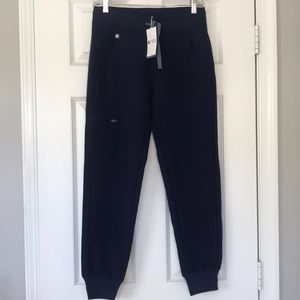 Jogger Figs Scrub Pants Navy XS Petite